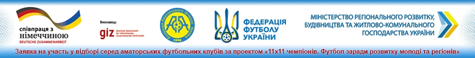 Пропозиція щодо участі в реалізації проекту «11х11 чемпіонів. Футбол заради розвитку молоді та регіонів»