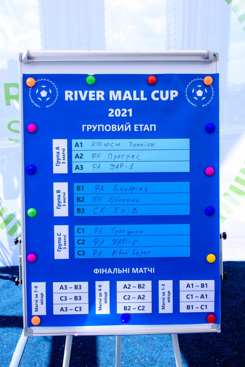 Сьогодні відбувся перший день турніру RIVER MALL CUP (U-11)